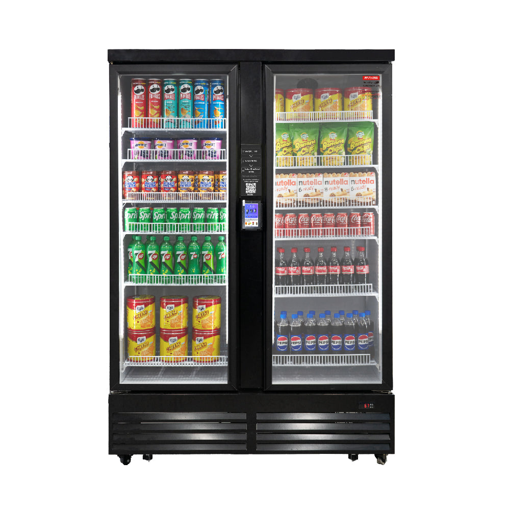 HAHA Smart Self-Service Refrigerated US1200CT - Double Door, POS/NFC | 864 Bottles