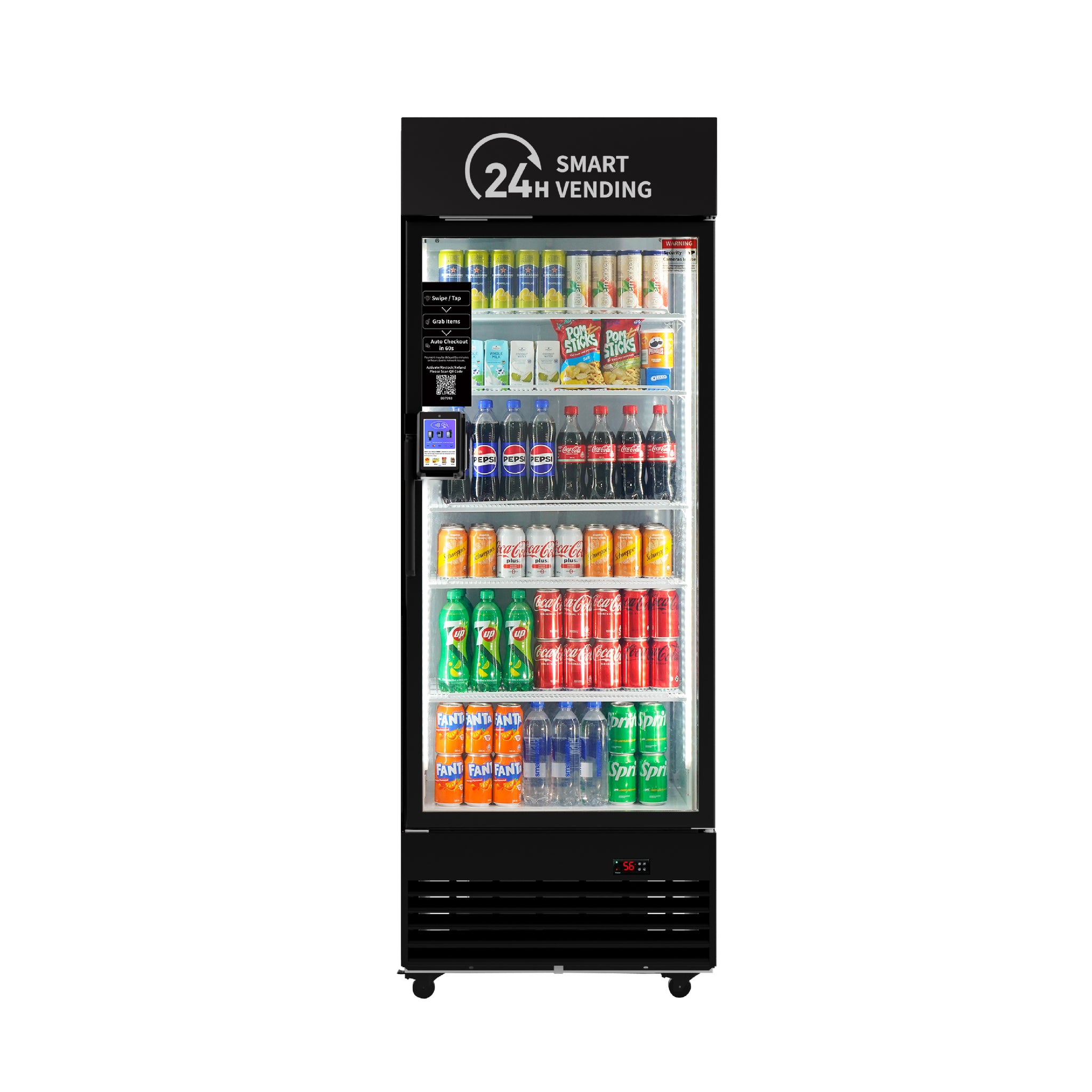 HAHA AI Vending Plus 440 | POS/NFC - Beverage Focus Smart Refrigerated with 324 bottles space