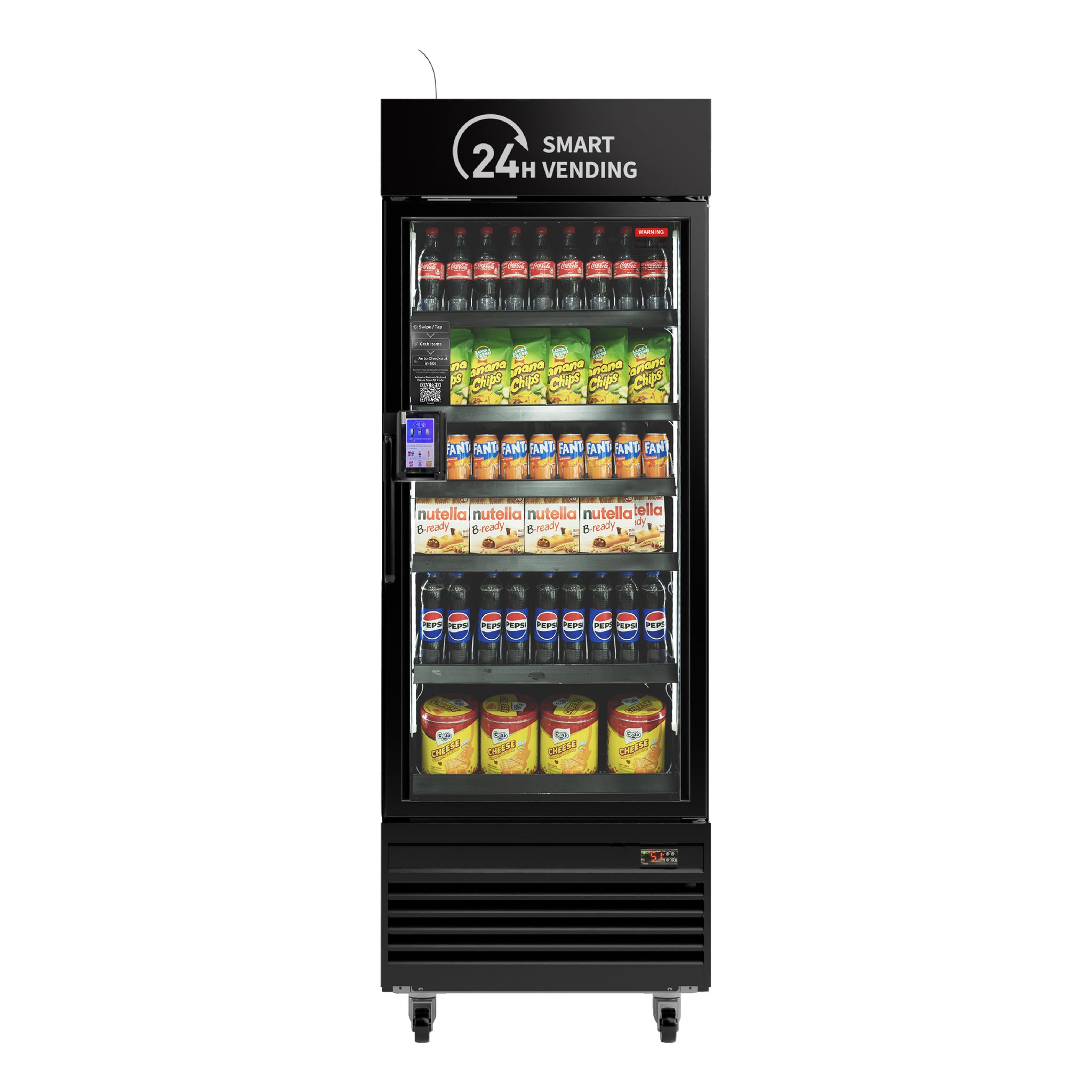 HAHA AI Vending Pro 542 | Cashless - 24/7 Grab & Go Vending with 378 bottles space