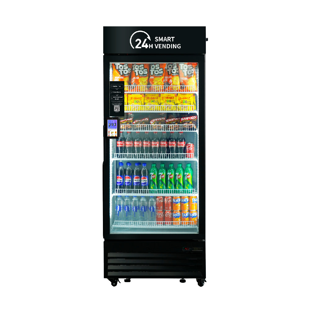 HAHA AI Smart Vending US620CT - Refrigerated Combo, Cashless, APP | 528 Bottles | Offices/Gyms