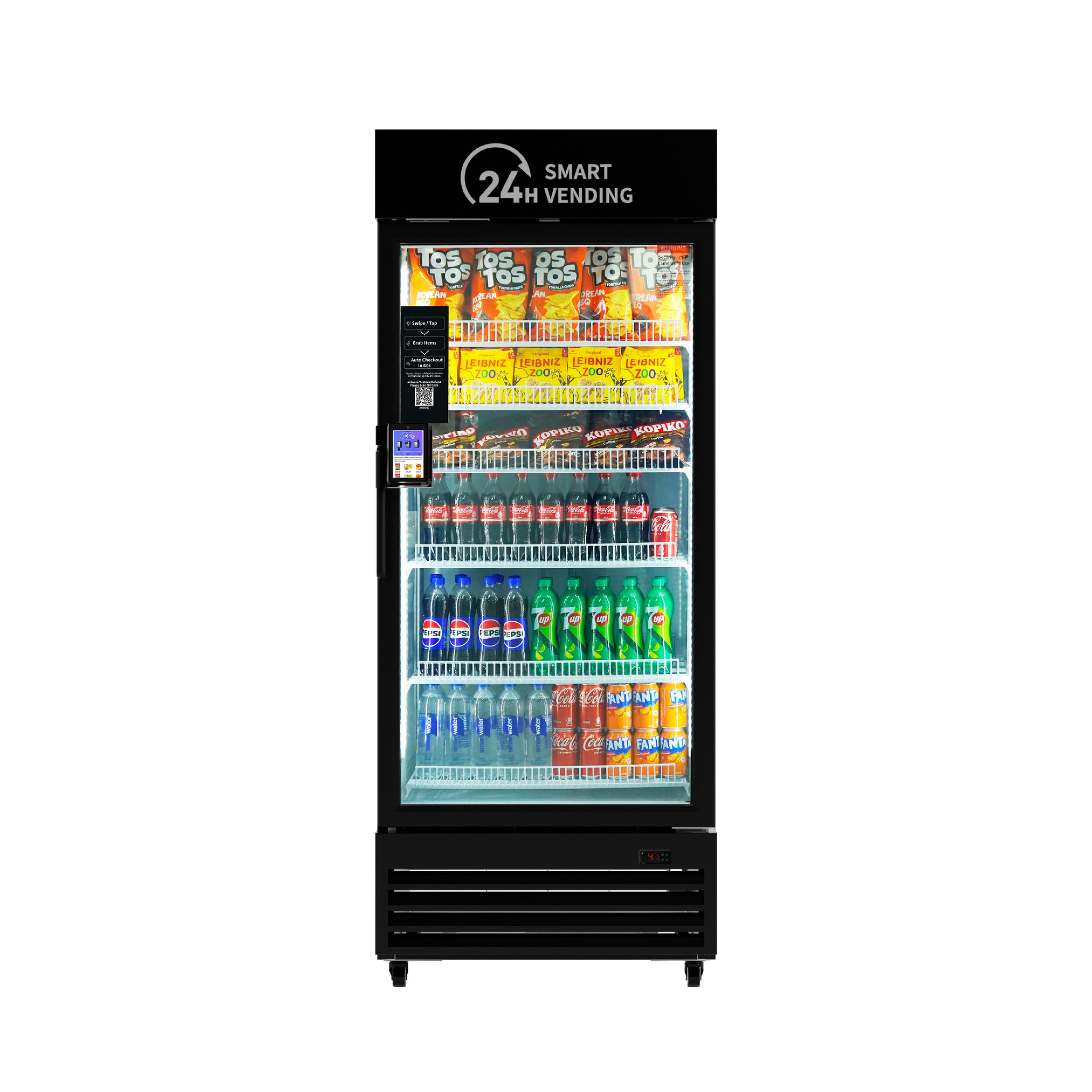 HAHA AI Vending Max 620 | Cashless - Smart Refrigerated Combo with 420 bottles spaces